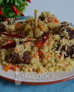 Плов узбекский с бараниной