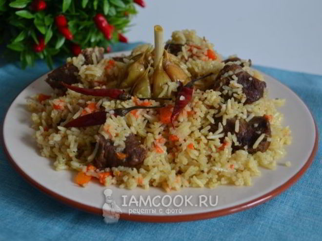 Рецепт плова узбекского с бараниной