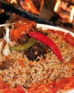 Плов в казане по-узбекски