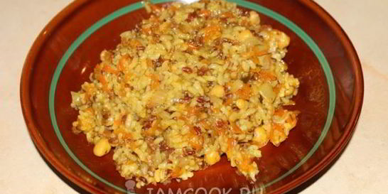 Плов вегетарианский с нутом