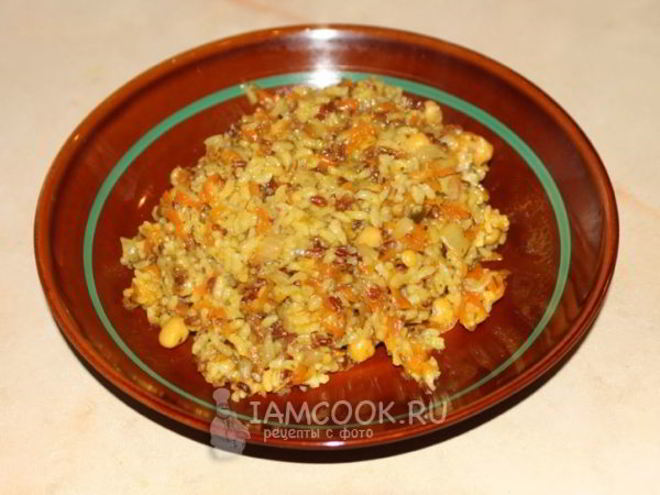 Рецепт плова вегетарианского с нутом