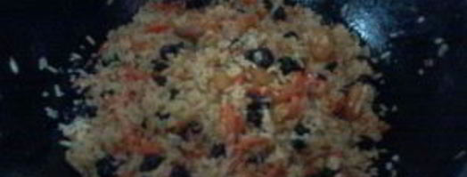 постный плов с черносливом и курагой. Шаг 2