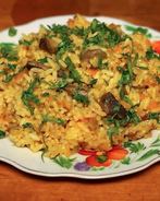 Постный плов в мультиварке