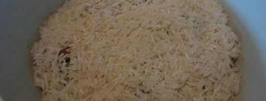 пряный плов с тыквой и сухофруктами. Шаг 3