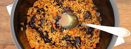 сладкий плов в мультиварке. Шаг 11