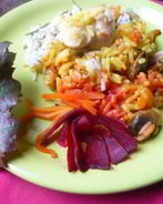 Трехцветный плов