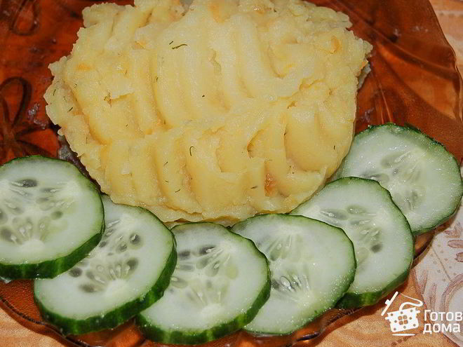 Рецепт постного картофельного пюре с луком и морковью