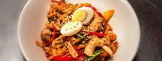 пшеничная лапша с курицей и овощами. Шаг 6