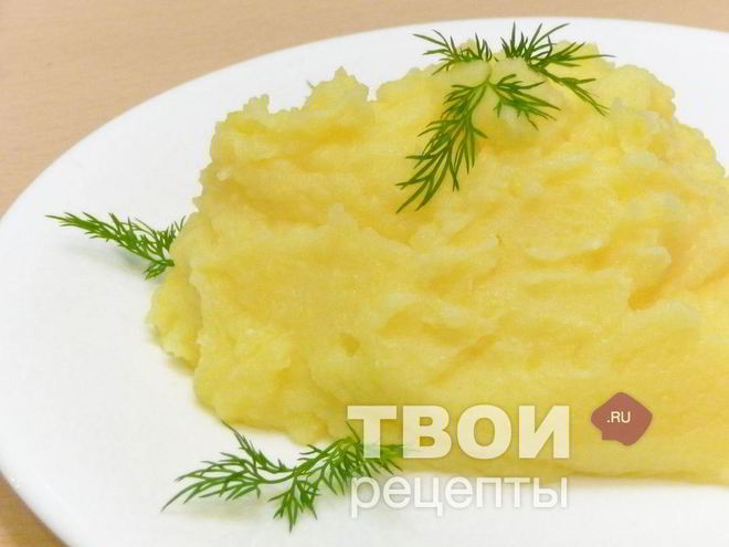 Рецепт пюре картофельного