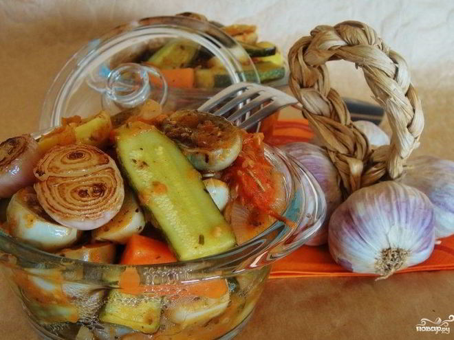 Рецепт диетического овощного рагу