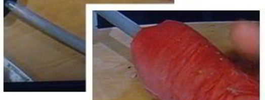 филе теленка фаршированное маслом грецкого ореха с рагу из кольраби. Шаг 2