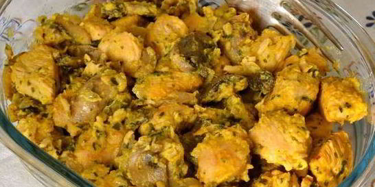 Фрикасе из индейки