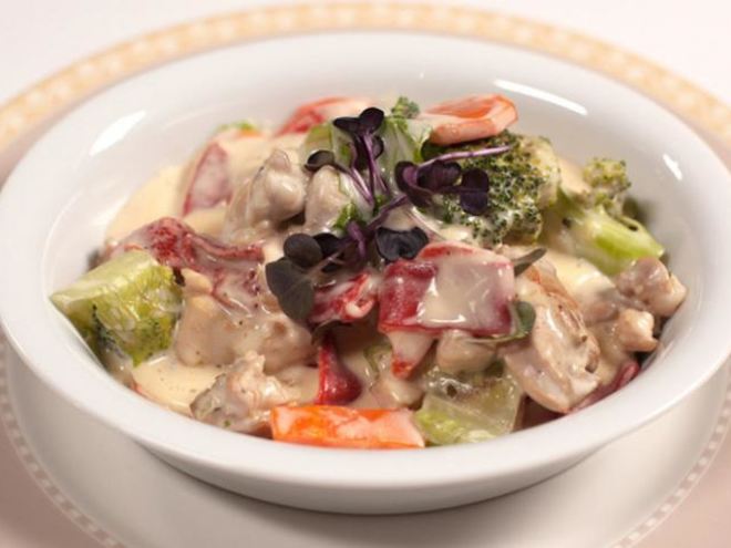 Рецепт фрикасе из кролика в белом вине