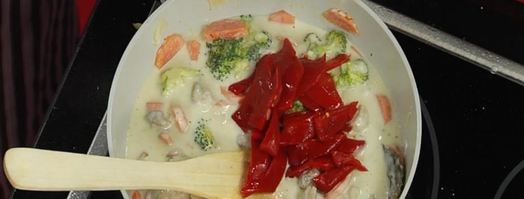 фрикасе из кролика в белом вине. Шаг 7