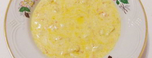 фрикасе из курицы с рисовым медвежонком. Шаг 15