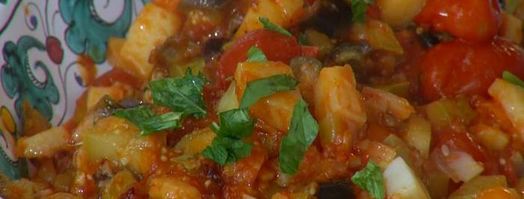 капоната с кабачком и картофелем. Шаг 9