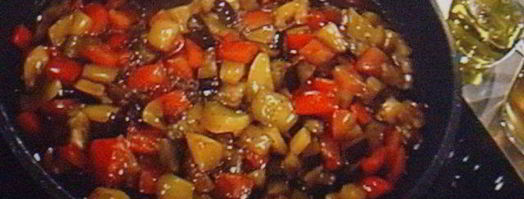 куриное филе с овощным рагу под бальзамическим соусом. Шаг 4