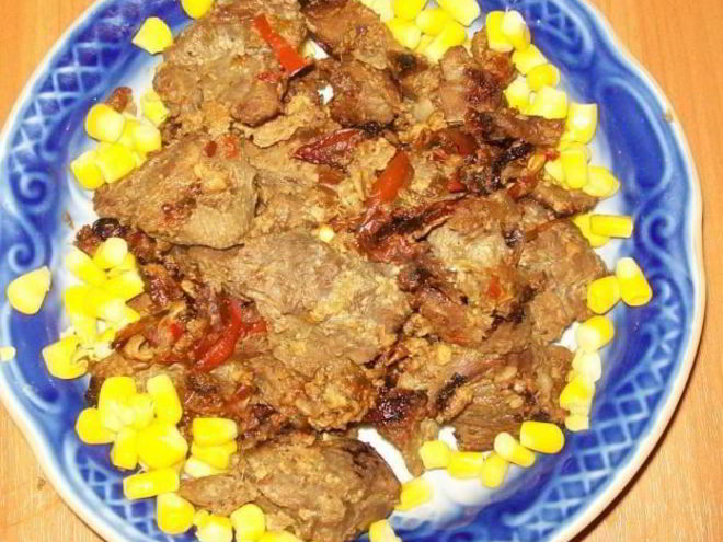 Рецепт медового рагу из говядины