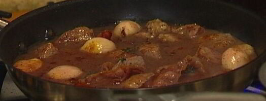 мясное рагу с чечевицей и шалотом. Шаг 7