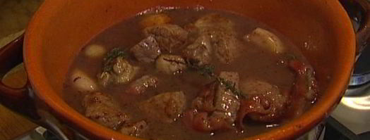 мясное рагу с чечевицей и шалотом. Шаг 8