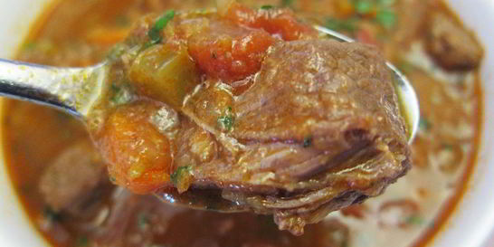 Мясное рагу с овощами