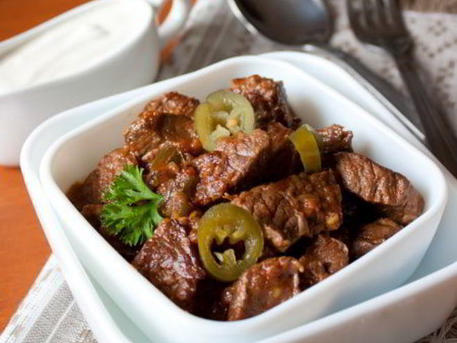 Рецепт острого рагу из говядины