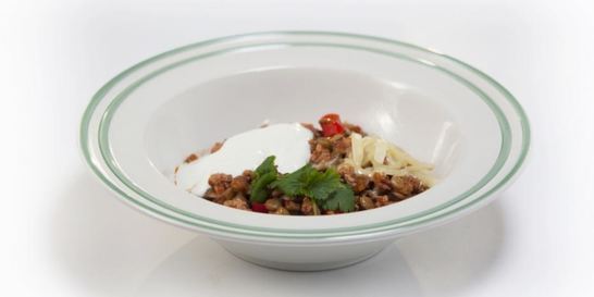 Острое рагу из индейки с чечевицей