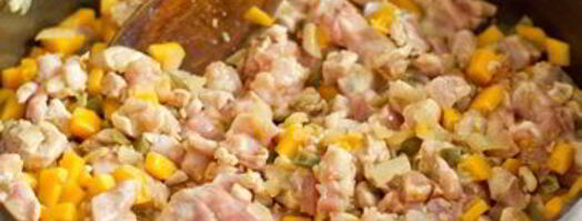 острое рагу из курицы с тыквой. Шаг 7