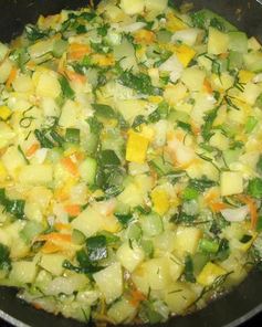 Овощное рагу Краски лета