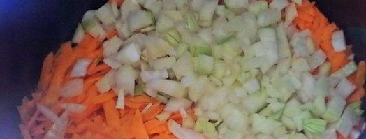 овощное рагу на основе запеченных баклажанов и перцев. Шаг 11