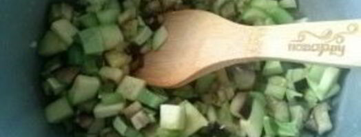 овощное рагу с баклажанами и кабачками. Шаг 3