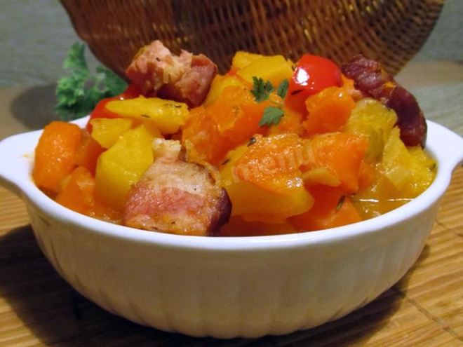 Рецепт овощного рагу с брюквой