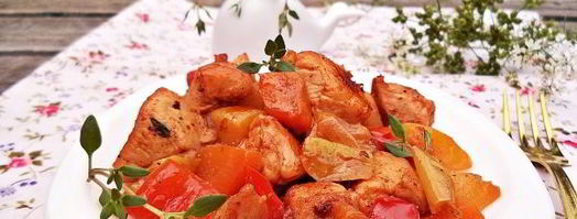 овощное рагу с куриной грудкой. Шаг 13