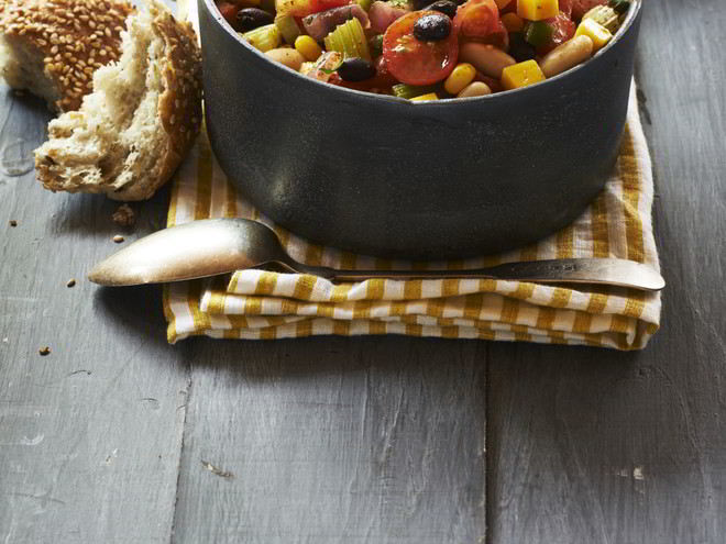 Рецепт овощного рагу с курицей