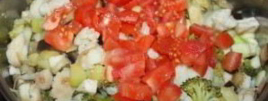 овощное рагу с цветной капустой. Шаг 5