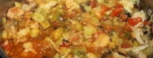 овощное рагу с цветной капустой. Шаг 7