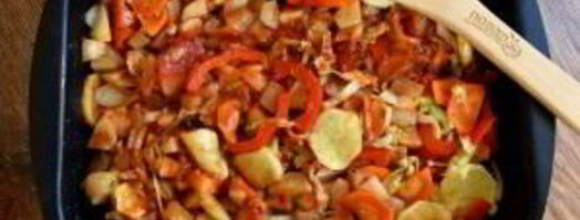 овощное рагу в лаваше. Шаг 5