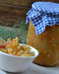 Овощное рагу в мультиварке на зиму