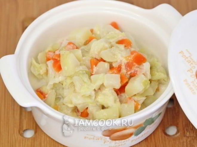 Рецепт овощного рагу в мультиварке