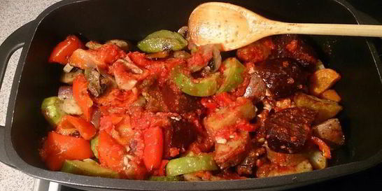 Печеное овощное рагу