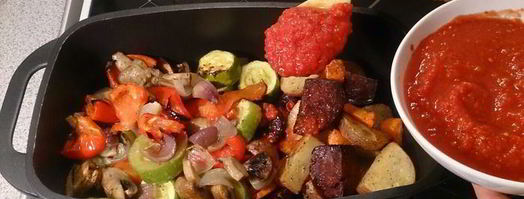 печеное овощное рагу. Шаг 7