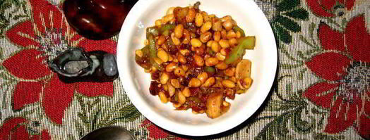 постное рагу из соевых бобов. Шаг 7