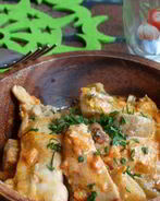 Рагу из баклажанов с курицей