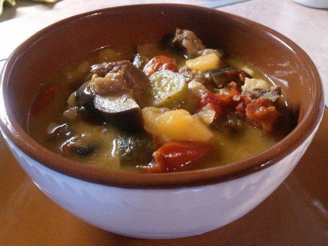 Рецепт рагу из баранины и овощей