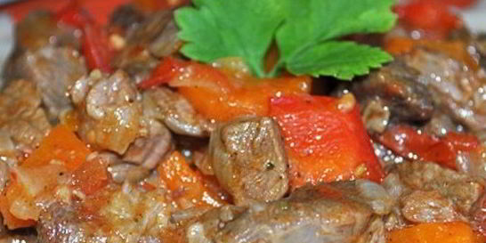 Рагу из баранины с овощами