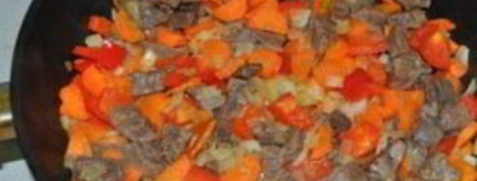 рагу из баранины с овощами. Шаг 2
