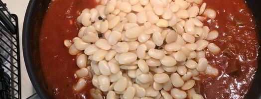 рагу из белой фасоли с говядиной и пряными травами. Шаг 5