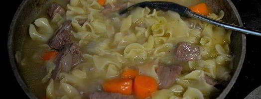 рагу из говядины с лапшой. Шаг 4