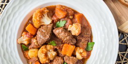 Рагу из говядины с цветной капустой