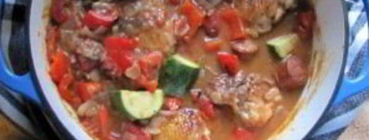 рагу из кабачков с курицей. Шаг 10